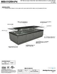 【 開梱 設置?無料 】 Island All-Metal MBI-R Food Hillphoenix – Merchandiser Bar 洋書